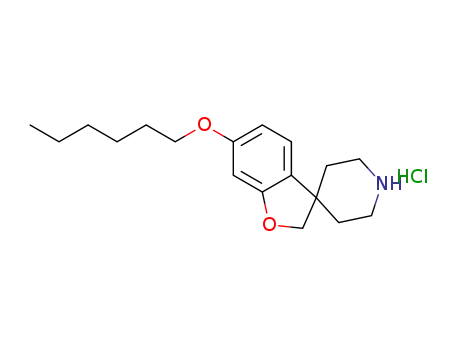 6-(hexyloxy)-2H-spiro[1-benzofuran-3,4'-piperidine] hydrochloride