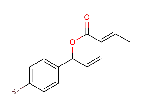 (E)-(-)-1-(4-bromophenyl)allyl but-2-enoate