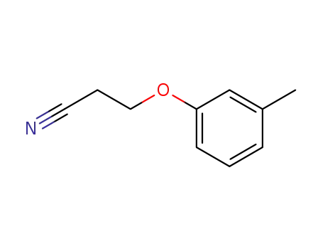 3-(m-tolyloxy)propionitrile.