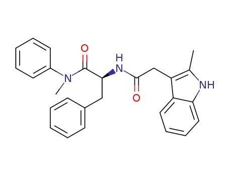 (S)-N-methyl-2-(2-(2-methyl-1H-indol-3-yl)-acetamido)-N,3-diphenylpropanamide