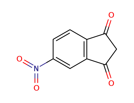 Molecular Structure of 15255-18-2 (1H-Indene-1,3(2H)-dione, 5-nitro-)