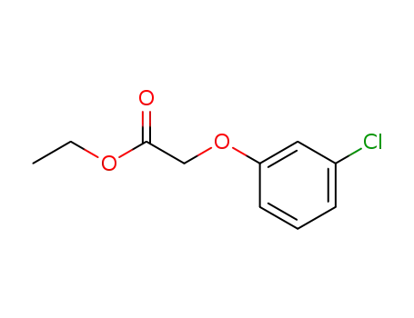 Molecular Structure of 52094-98-1 ((3-CHLOROPHENOXY) ACETIC ACID ETHYL ESTER)
