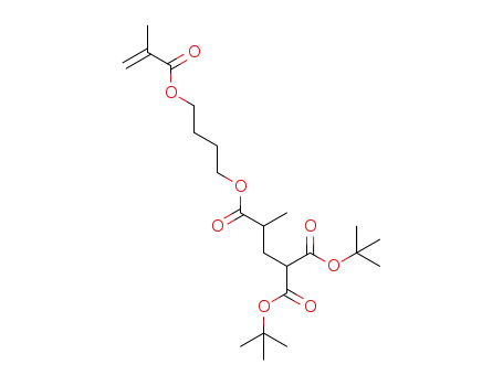 1,1-di-tert-butyl 3-(4-((2,3-dimethylbut-2-enoyl)oxy)butyl) butane-1,1,3-tricarboxylate