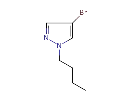 Molecular Structure of 957062-61-2 (4-Bromo-1-butyl-1H-pyrazole)