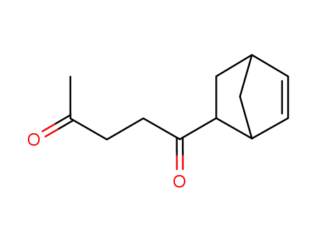 Molecular Structure of 70353-45-6 (1-bicyclo[2.2.1]hept-5-en-2-ylpentane-1,4-dione)