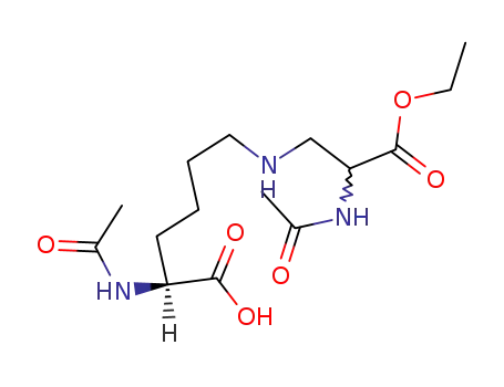 Nε-(2-Acetamido-2-ethoxycarbonyl-ethyl)-Nα-acetyl-L-lysin