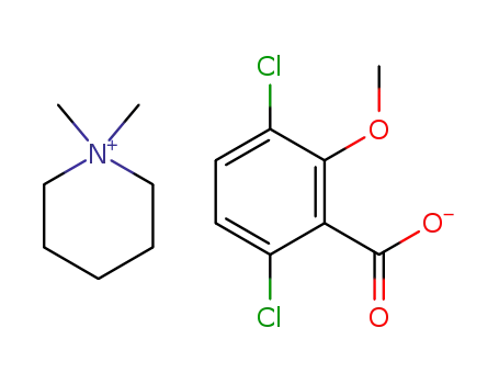 1,1-dimethylpiperidinium 3,6-dichloro-2-methoxybenzoate