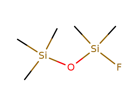 Molecular Structure of 56998-70-0 (Disiloxane, fluoropentamethyl-)