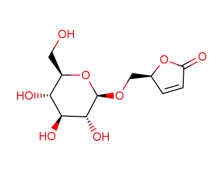 Molecular Structure of 644-69-9 ((S)-5-[(beta-D-glucopyranosyloxy)methyl]furan-2(5H)-one)
