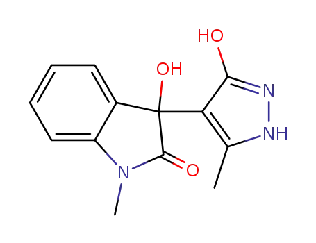 3-hydroxy-3-(3-hydroxy-5-methyl-1H-pyrazol-4-yl)-1-methylindolin-2-one