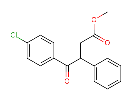 β-p-Chlorbenzoyl-β-phenyl-propionsaeure-methylester