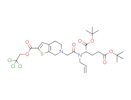 N-allyl-N-({2-[(2,2,2-trichloroethoxy)carbonyl]-4,5-dihydrothieno[2,3-c]pyridin-6(7H)-yl}acetyl)-L-glutamic acid di-tert-butyl ester