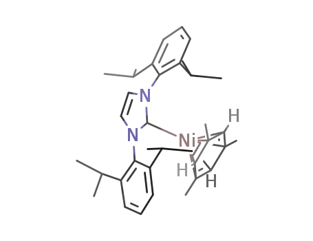 [(η6-mesitylene)Ni(1,3-bis(2,6-diisopropylphenyl)imidazol-2-ylidene)]