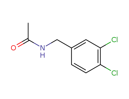 Molecular Structure of 53313-32-9 (Acetamide, N-[(3,4-dichlorophenyl)methyl]-)
