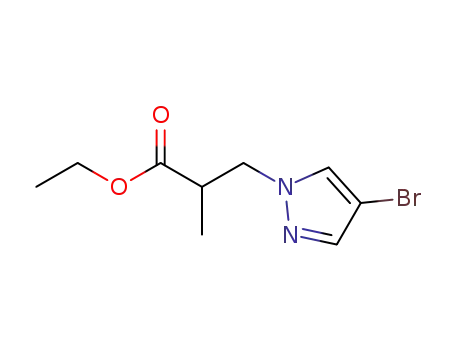 ethyl 3-(4-bromo-1H-pyrazol-1-yl)-2-methylpropanoate