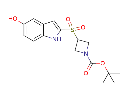 tert-butyl 3-((5-hydroxy-1H-indol-2-yl)sulfonyl)azetidine-1-carboxylate