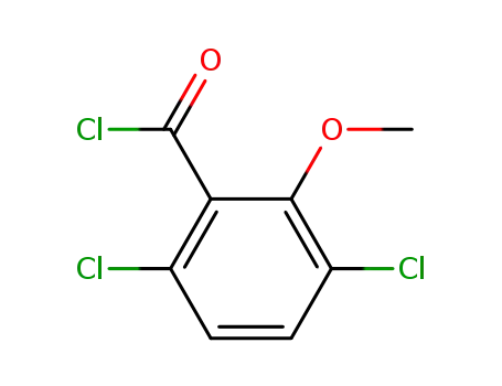 Molecular Structure of 10411-85-5 (3,6-DICHLORO-ORTHO-ANISICACIDCHLORIDE)