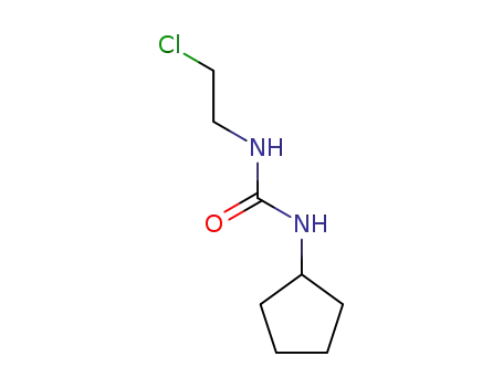 Molecular Structure of 13908-08-2 (1-(2-chloroethyl)-3-cyclopentylurea)
