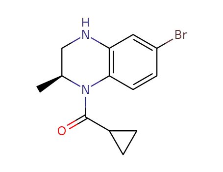 (S)-(6-bromo-2-methyl-3,4-dihydroquinoxalin-1(2H)-yl)(cyclopropyl)methanone