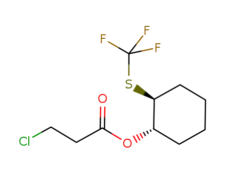 2-((trifluoromethyl)thio)cyclohexyl 3-chloropropanoate