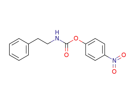 Molecular Structure of 66773-34-0 (Carbamic acid, (2-phenylethyl)-, 4-nitrophenyl ester)