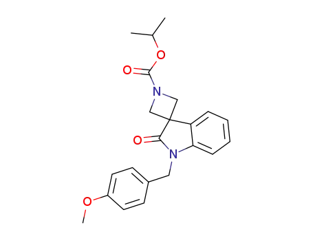 isopropyl 1'-(4-methoxybenzyl)-2-oxospiro[azetidine-3,3-dihydroindoline]-1-carboxylate
