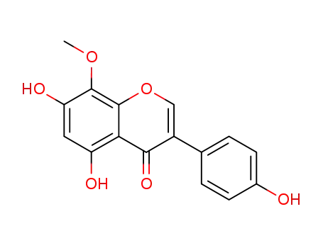 4',5,7-trihydroxy-8-methoxyisoflavone