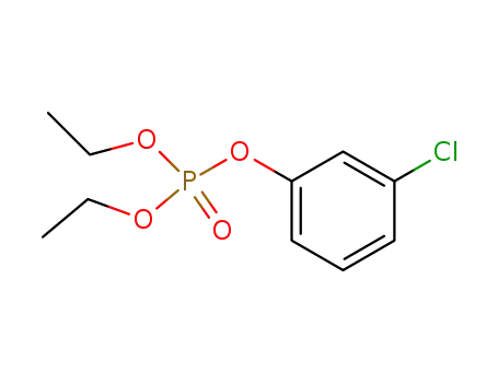 Molecular Structure of 32019-36-6 (Phosphoric acid, 3-chlorophenyl diethyl ester)