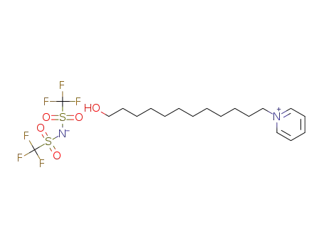1-(12-hydroxydodecyl)pyridinium bis(trifluoromethanesulfonyl)imide