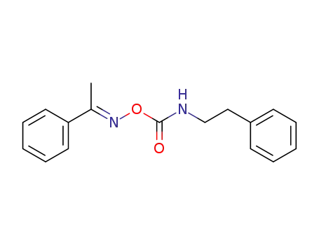 (E)-1-phenylethan-1-one O-phenethylcarbamoyl oxime