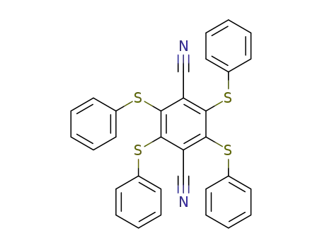 2,3,5,6-tetrakis(phenylthio)terephthalonitrile