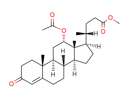 methyl 12α-acetoxy-3-oxo-4-cholen-24-oate