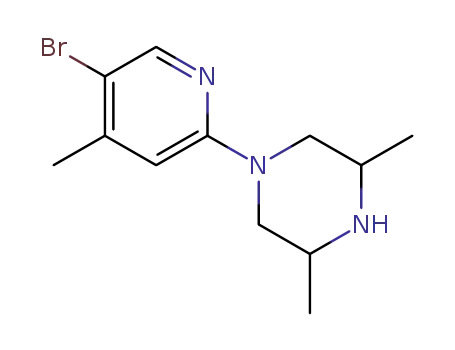 1-(5-bromo-4-methylpyridin-2-yl)-3,5-dimethylpiperazine