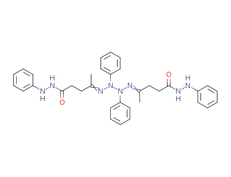 4,4'-(2,3-diphenyl-tetrazanediylidene)-di-valeric acid bis-(N'-phenyl-hydrazide)