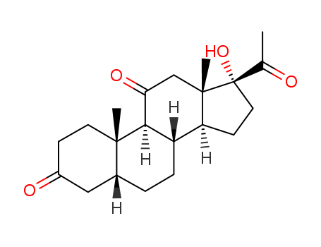 5b-Pregnane-3,11,20-trione,17-hydroxy- (6CI,8CI) cas  10455-93-3