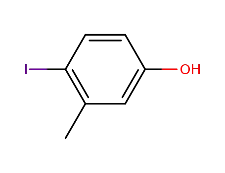 Molecular Structure of 133921-27-4 (4-IODO-3-METHYL-PHENOL)