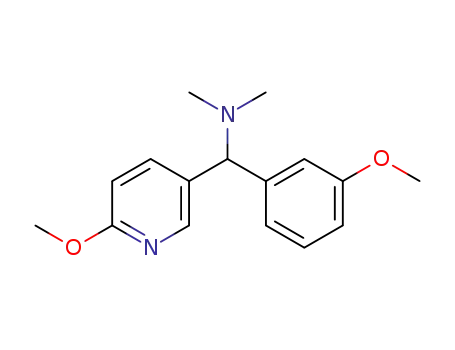 1-(3-methoxyphenyl)-1-(6-methoxypyridin-3-yl)-N,N-dimethylmethanamine