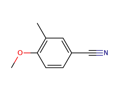 Molecular Structure of 53078-71-0 (4-methoxy-3-methylbenzonitrile)