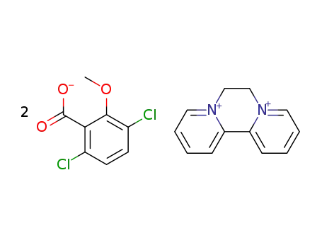 2C8H5Cl2O3(1-)*C12H12N2(2+)