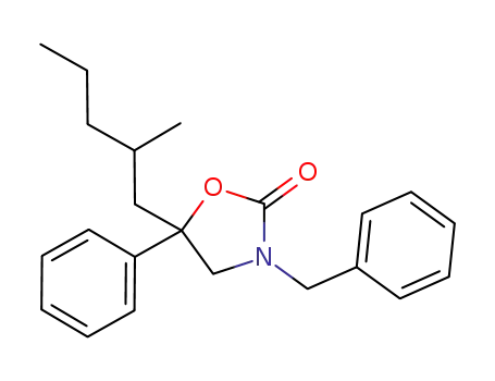 3-benzyl-5-(2-methylpentyl)-5-phenyloxazolidin-2-one