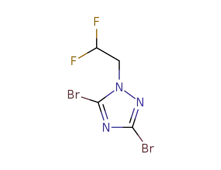 3,5-dibromo-1-(2,2-difluoroethyl)-1H-1,2,4-triazole