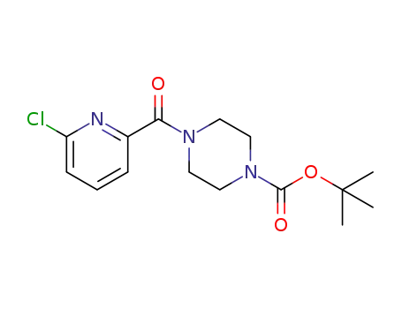 4-tert-butoxycarbonyl-1-(6-chloropicolinoyl)piperazine