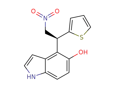 (S)-4-(2-nitro-1-(thiophen-2-yl)ethyl)-1H-indol-5-ol