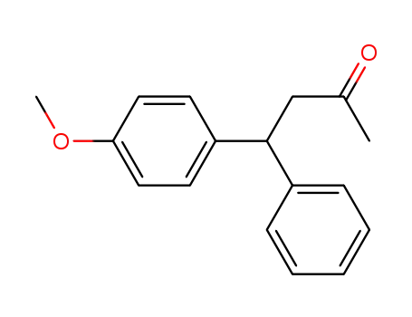 Molecular Structure of 76217-07-7 (2-Butanone, 4-(4-methoxyphenyl)-4-phenyl-)