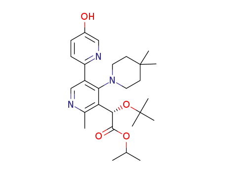 isopropyl (S)-2-(tert-butoxy)-2-(4‘-(4,4-dimethylpiperidin-1-yl)-5-hydroxy-6’-methyl-[2,3‘-bipyridin]-5‘-yl)acetate