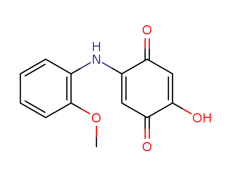 2-o-anisidino-5-hydroxy-[1,4]benzoquinone