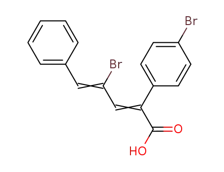4-bromo-2-(4-bromophenyl)-5-phenylpenta-2,4-dienoic acid