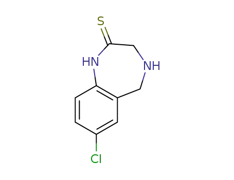 7-chloro-1,3,4,5-tetrahydro-2H-benzo[e][1,4]diazepine-2-thione
