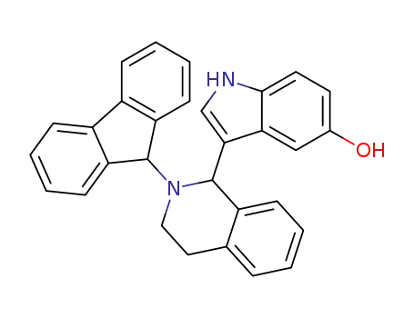 3-(2-(9H-fluoren-9-yl)-1,2,3,4-tetrahydroisoquinolin-1-yl)-1H-indol-5-ol