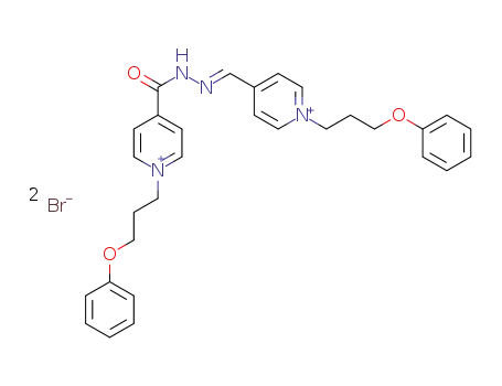 1-(3-phenoxypropyl)-4-((2-(1-(3-phenoxypropyl)pyridin-1-ium-4‑carbonyl)hydrazono)methyl)pyridin-1-ium bromide